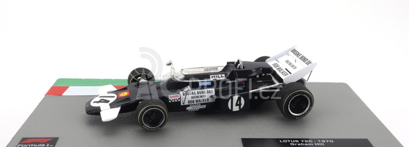 Edicola Lotus F1  72 N 14 Season 1970 Graham Hill 1:43 Modrá Bílá