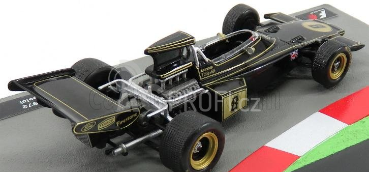 Edicola Lotus F1  72d Ford Jps N 8 World Champion Season 1972 Emerson Fittipaldi 1:43 Black