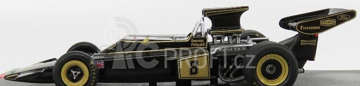 Edicola Lotus F1  72d Ford Jps N 8 World Champion Season 1972 Emerson Fittipaldi 1:43 Black