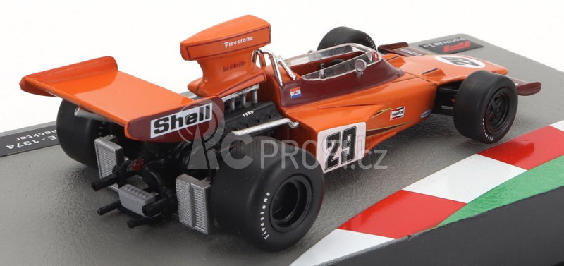 Edicola Lotus F1  72e N 29 Season 1974 Ian Scheckter 1:43 Oranžová Bordeaux