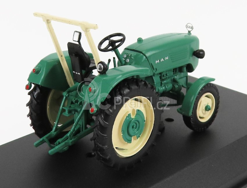 Edicola MAN 4l1 Tractor 1960 - Con Vetrina - With Showcase 1:43 Zelená