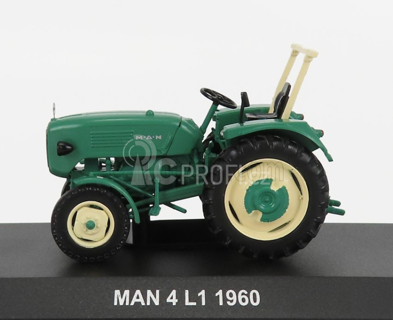 Edicola MAN 4l1 Tractor 1960 - Con Vetrina - With Showcase 1:43 Zelená