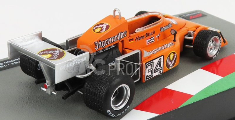 Edicola March F1  761 N 34 Season 1976 Hans Joachim Stuck 1:43 Orange