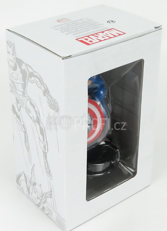 Edicola Marvel Captain America Figure Cm. 13.0 1:16 Modrá Červená Bílá