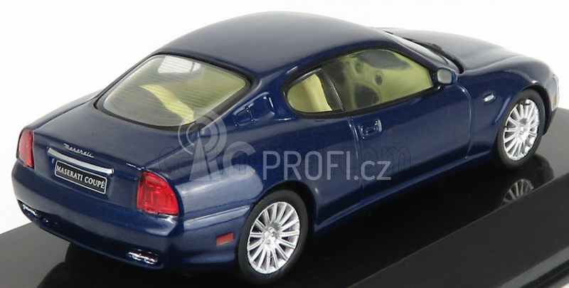 Edicola Maserati Coupe 2002 - Con Vetrina - With Showcase 1:43 Blue