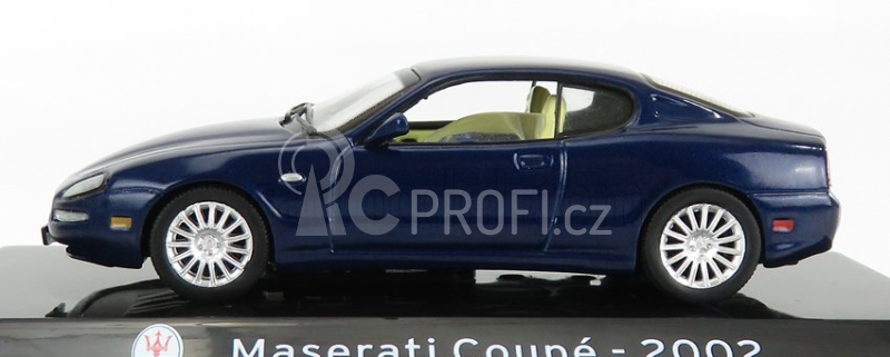 Edicola Maserati Coupe 2002 - Con Vetrina - With Showcase 1:43 Blue