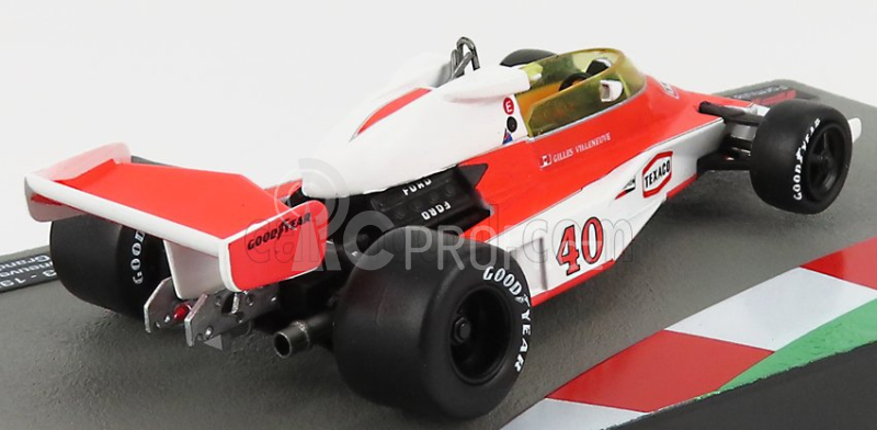 Edicola Mclaren F1 M23 N 40 British Gp 1977 Gilles Villeneuve 1:43, oranžovobílá