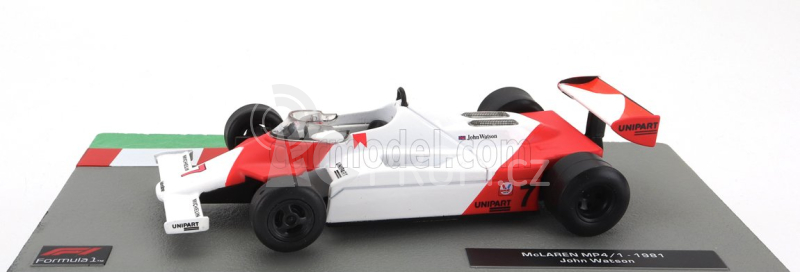 Edicola Mclaren F1  Mp4/1 Ford N 7 Season 1981 John Watson 1:43 Bílá Červená