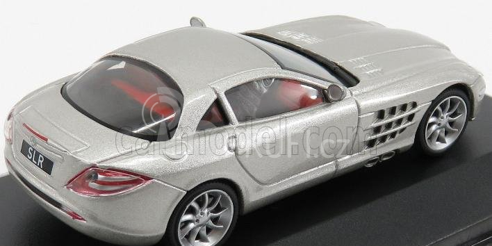 Edicola Mercedes benz Slr Mclaren 2003 - Con Vetrina - With Showcase 1:43 Silver