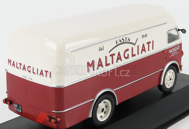 Edicola Om fiat Leoncino Truck Pasta Maltagliati 1950 1:43 Červená Bílá