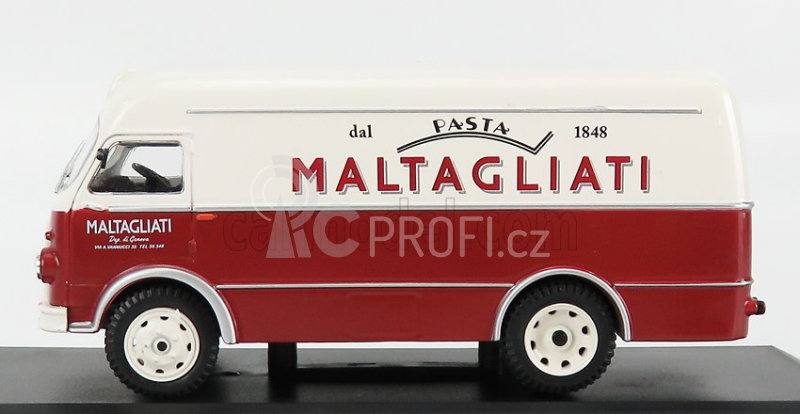 Edicola Om fiat Leoncino Truck Pasta Maltagliati 1950 1:43 Červená Bílá