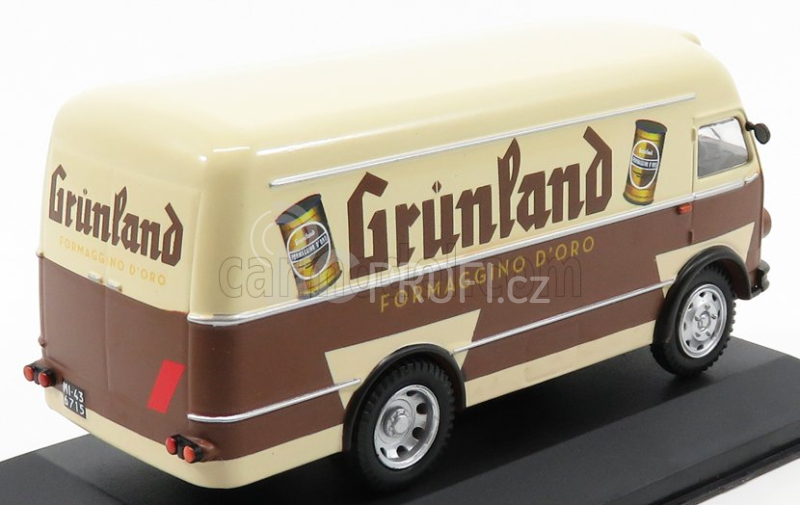 Edicola Om fiat Leoncino Truck Van Grunland Formaggino D'oro 1959 1:43 Hnědá Béžová