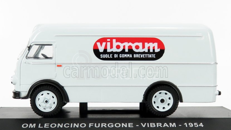 Edicola Om fiat Leoncino Van Furgone Vibram 1954 1:43 Světle Šedá