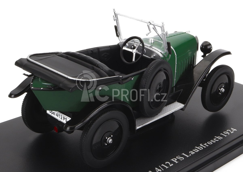 Edicola Opel 4/12 Ps Laubfrosch Cabriolet Open 1924 1:24 Červená Černá