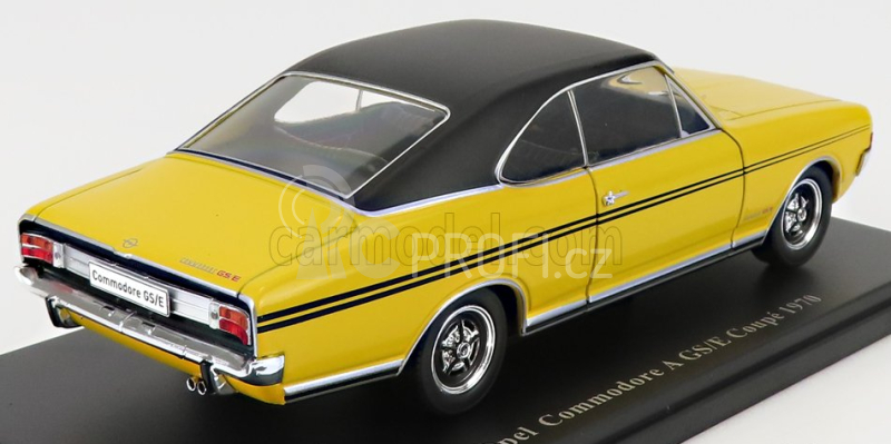 Edicola Opel Commodore A Gs/e Coupe 1970 1:24 Žlutá Černá