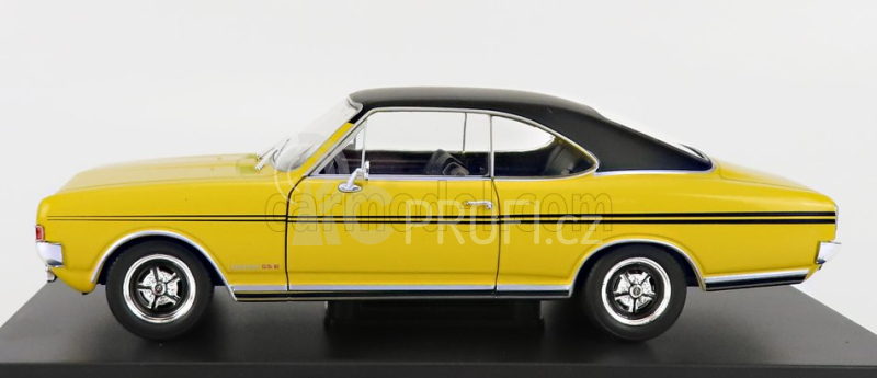 Edicola Opel Commodore A Gs/e Coupe 1970 1:24 Žlutá Černá