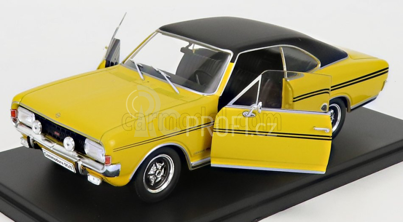 Edicola Opel Commodore A Gs/e Coupe 1970 1:24 Žlutá Černá