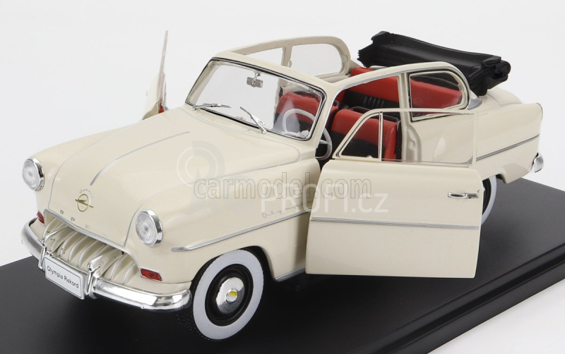 Edicola Opel Olympia Rekord Cabriolet 1954 1:24 Bílá