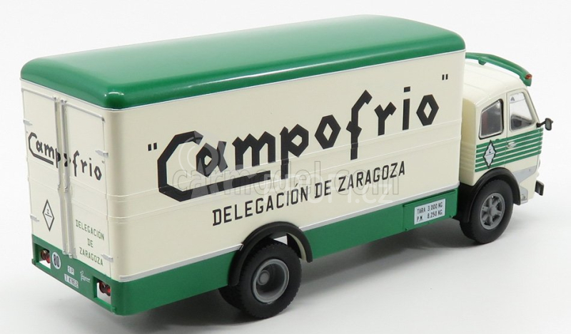 Edicola Pegaso 1060l Truck Cassonato Campofrio Delegacion De Saragoza 1966 1:43 Bílá Zelená