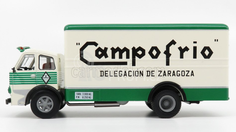 Edicola Pegaso 1060l Truck Cassonato Campofrio Delegacion De Saragoza 1966 1:43 Bílá Zelená