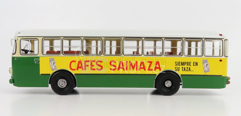 Edicola Pegaso 6021a Autobus Cafes Saimaza 1984 1:43 Zelená Bílá Žlutá