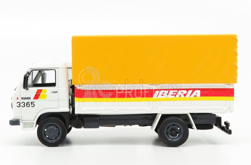 Edicola Pegaso Ekys 1210 Truck Telonato Iberia 1986 1:43 Bílá Žlutá