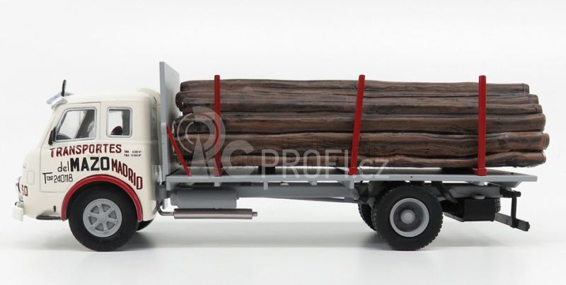 Edicola Pegaso Z202 Diesel Truck Přepravník dřeva 1956 1:43, bílá