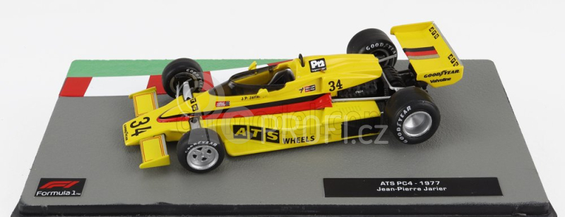 Edicola Penske F1  Pc4 Ats N 34 Season 1977 Jean Pierre Jarier 1:43 Žlutá