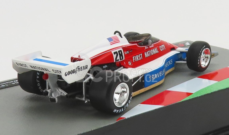 Edicola Penske F1  Pc4 N 28 Season 1976 John Watson 1:43 Bílá Červená Modrá