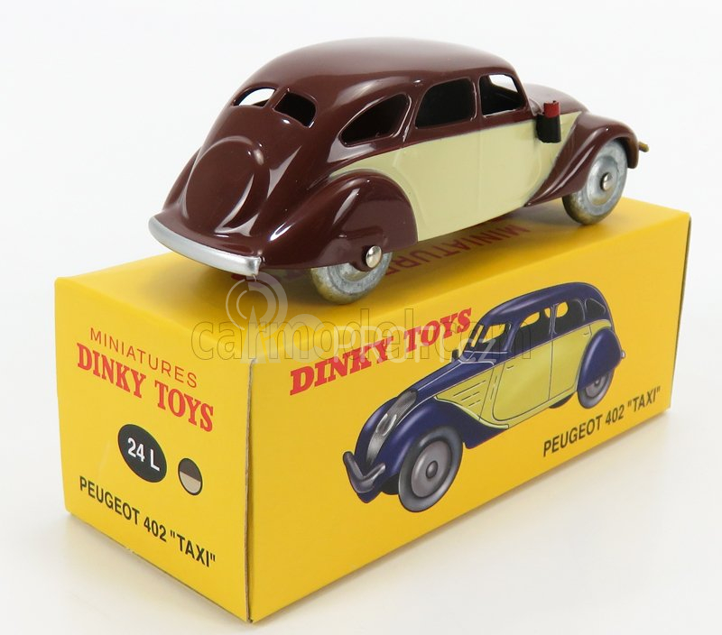 Edicola Peugeot 402 Taxi 1937 1:43 Hnědý Krém