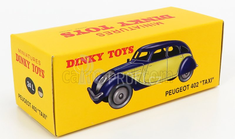 Edicola Peugeot 402 Taxi 1937 1:43 Hnědý Krém