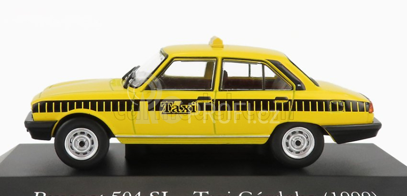 Edicola Peugeot 504 Sl Taxi Cordoba 1999 1:43 Žlutá Černá