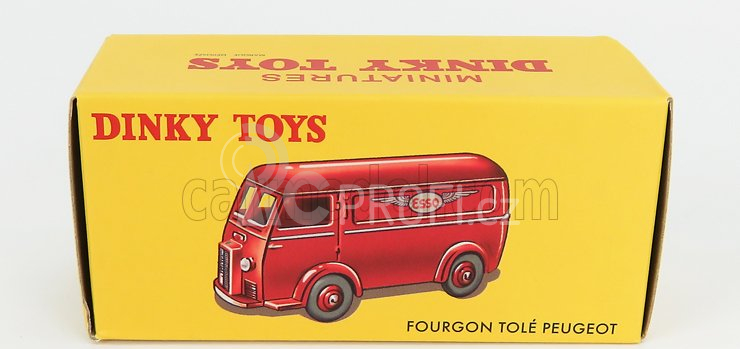 Edicola Peugeot D3a Van Esso 1956 1:43 Red