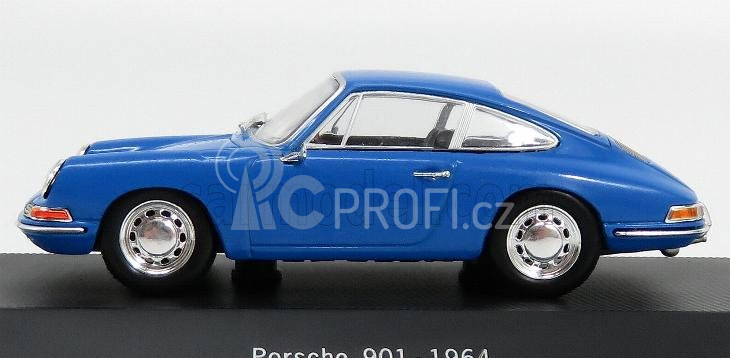 Edicola Porsche 911 901 1964 - Con Vetrina - With Showcase 1:43 Blue