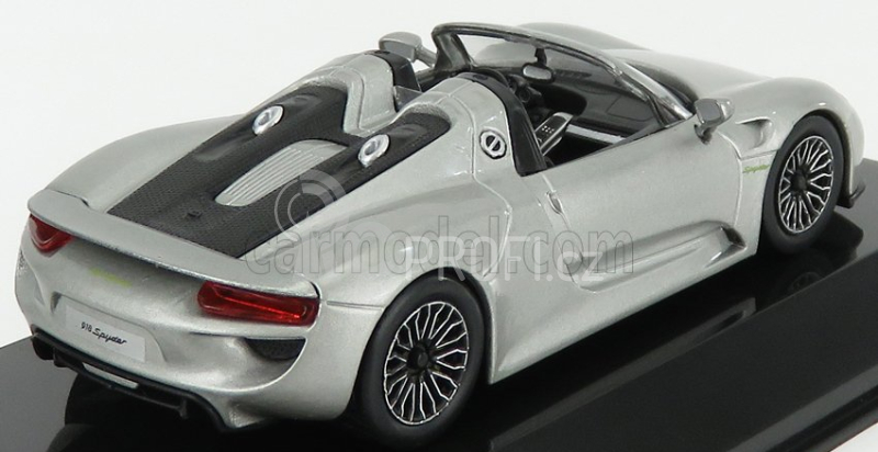 Edicola Porsche 918 Spyder 2013 - Con Vetrina - With Showcase 1:43 Silver