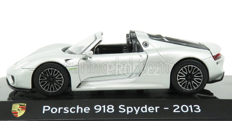 Edicola Porsche 918 Spyder 2013 - Con Vetrina - With Showcase 1:43 Silver