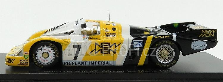 Edicola Porsche 956l Turbo Team Newman Joest Racing N 7 1:43, žlutá