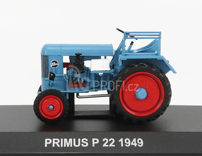 Edicola Primus P22 Tractor 1949 - Con Vetrina - With Showcase 1:43 Světle Modrá