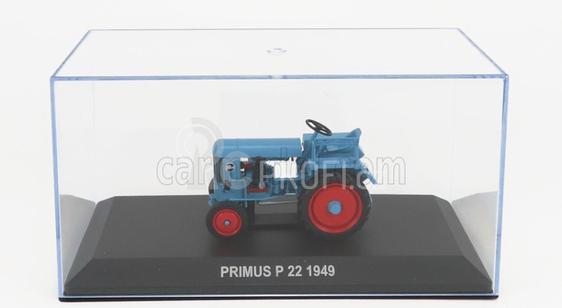 Edicola Primus P22 Tractor 1949 - Con Vetrina - With Showcase 1:43 Světle Modrá