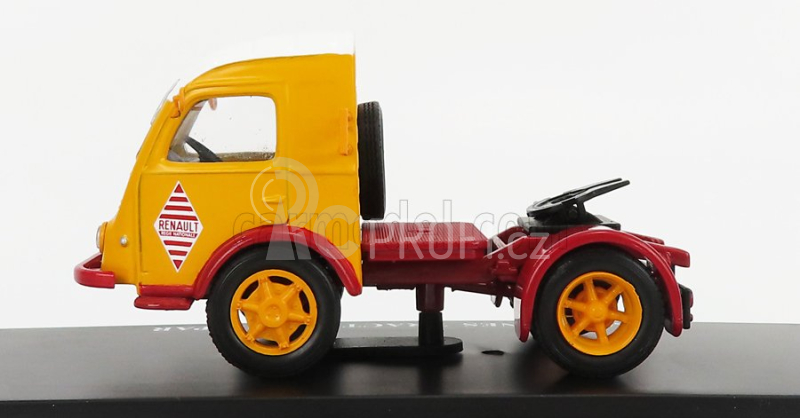 Edicola Renault 2.5t. Tractor Truck 2-assi Renault Regie Nationale1955 1:43 Žlutá Červená Bílá