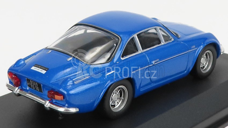 Edicola Renault Alpine A110 1969 - Silver Wheels - Con Vetrina - With Showcase 1:43 Blue Met