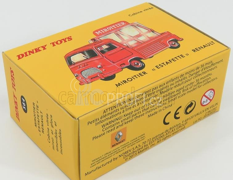 Edicola Renault Estafette Pick-up Mirotier 1960 1:43 Tmavě Oranžová