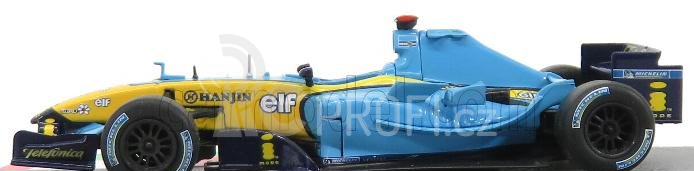 Edicola Renault F1  R24 Team Mild Seven N 7 Season 2004 Jarno Trulli 1:43 Světle Modrá Žlutá