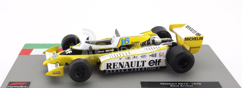 Edicola Renault F1 Rs10 Team Renault Elf N 16 Season 1979 Rene Arnoux 1:43 Žlutá Bílá