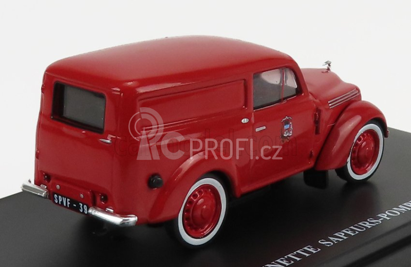 Edicola Renault Javaquatre Van Sapeurs Pompiers 1953 1:43 Red