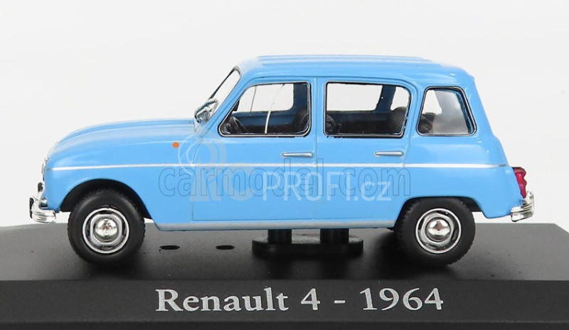 Edicola Renault R4 1964 - Con Vetrina - With Showcase 1:43 Světle Modrá