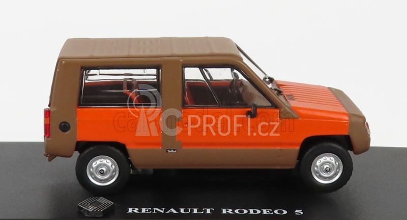 Edicola Renault R4 Rodeo 5 1982 1:43 Oranžová Béžová