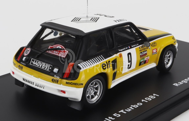 Edicola Renault R5 Turbo N 9 Winner Rally Montecarlo 1981 J.Ragnotti - J.M.Andrie 1:43