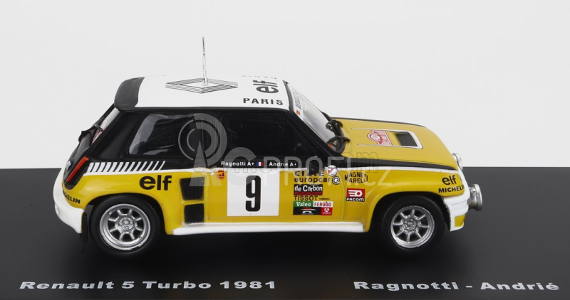 Edicola Renault R5 Turbo N 9 Winner Rally Montecarlo 1981 J.Ragnotti - J.M.Andrie 1:43