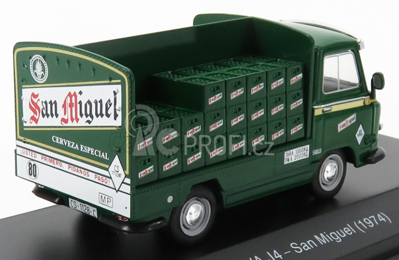 Edicola Sava J4 Truck Cerveza San Miguel 1974 1:43 Zelená